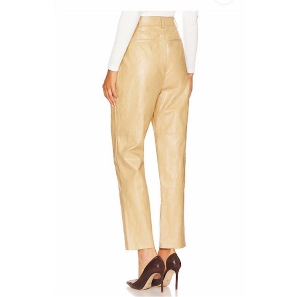 Rails Jo Cafe Faux Leather High Waist Tapered Leg Pants Size 6 - Picture 2 of 16